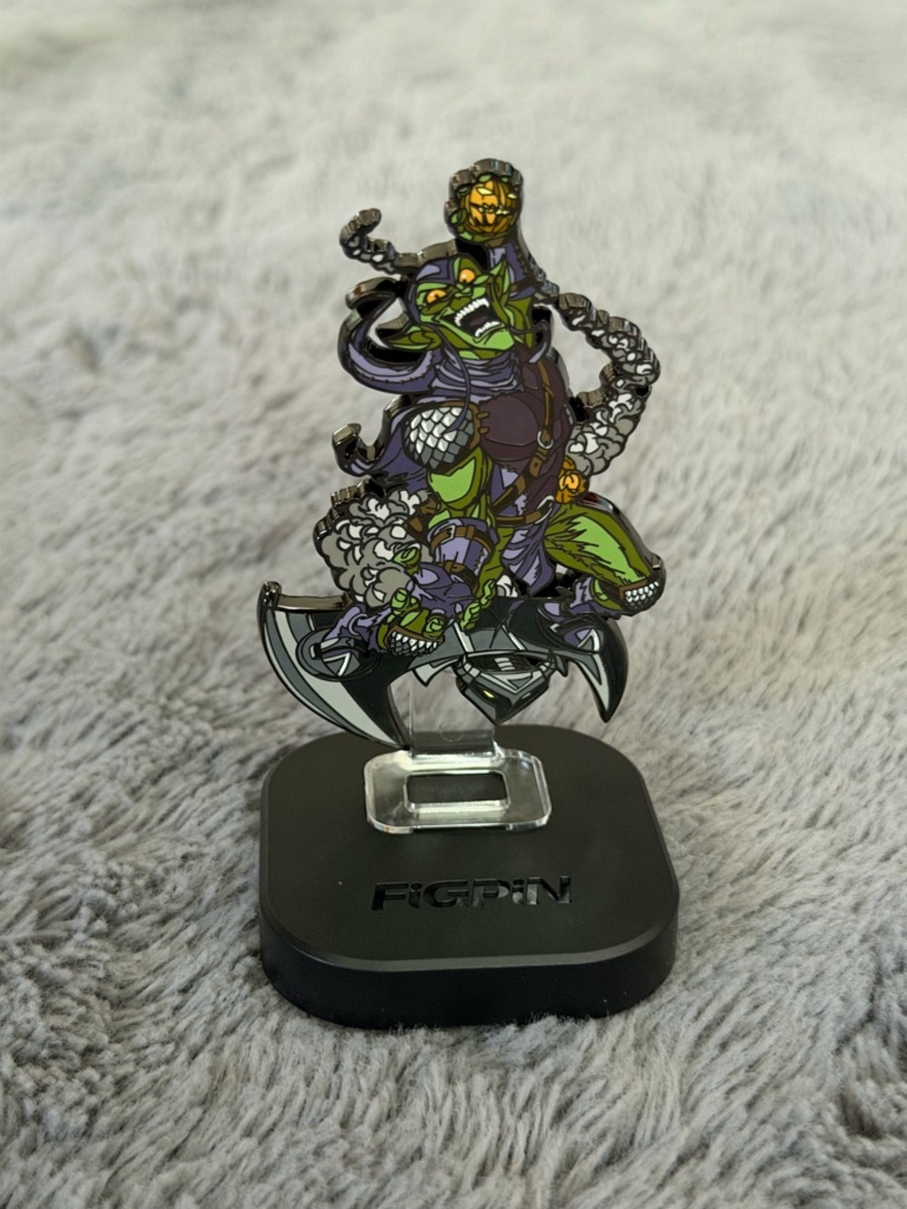 FiGPiN Green & Purple Goblin Enamel Figure - Collectible Kids Other